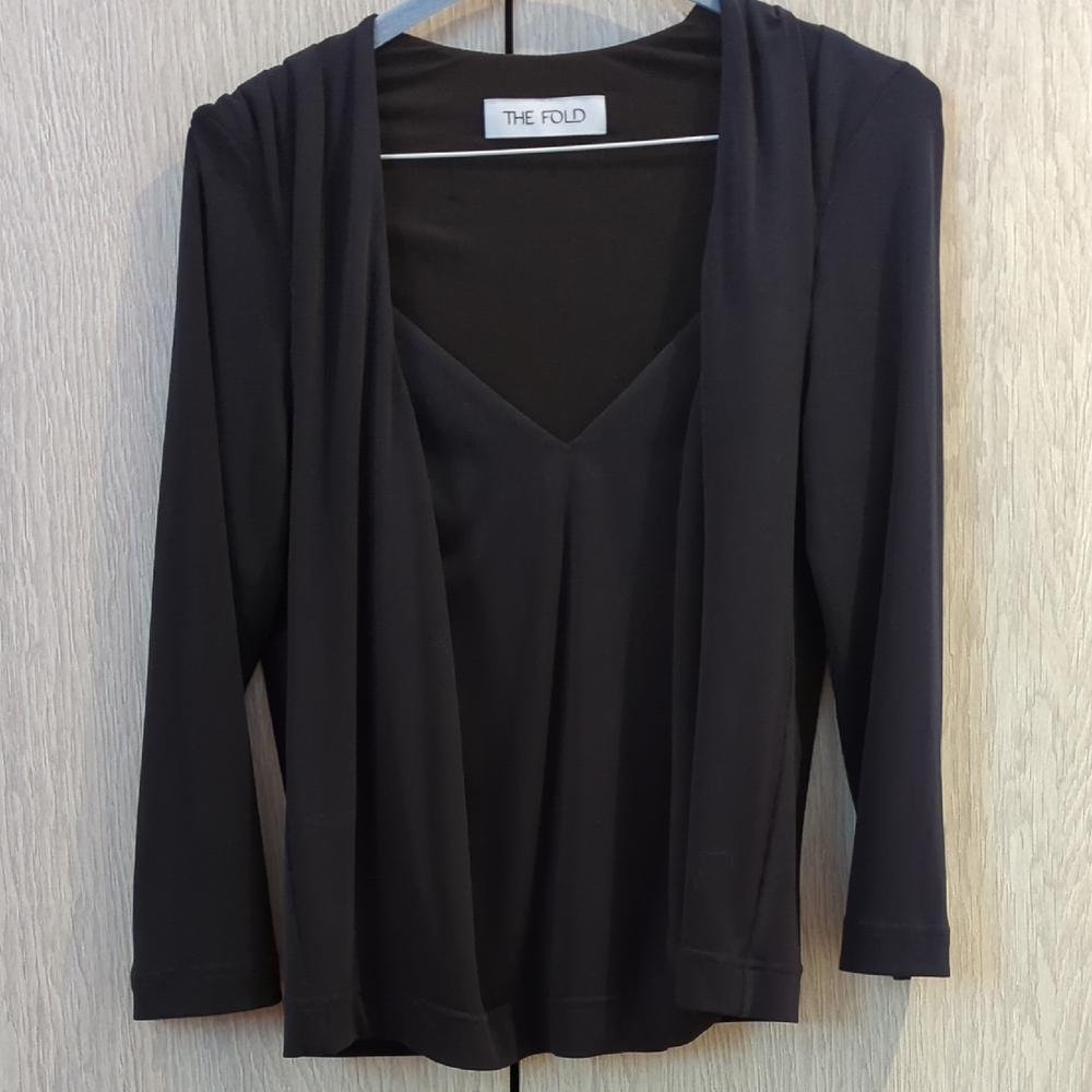 The Fold Navy Top